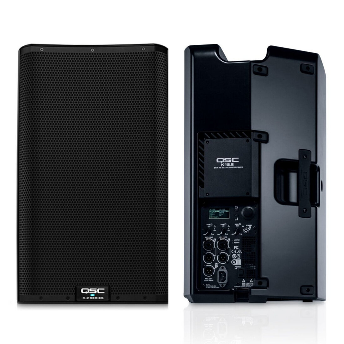 Sistema de audio profesional montado para evento